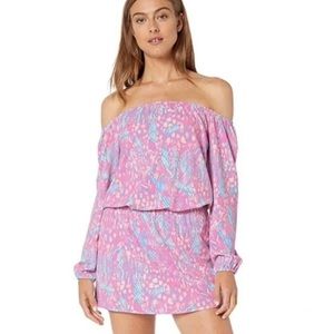 Lilly Pulitzer Pink and Blue Romper